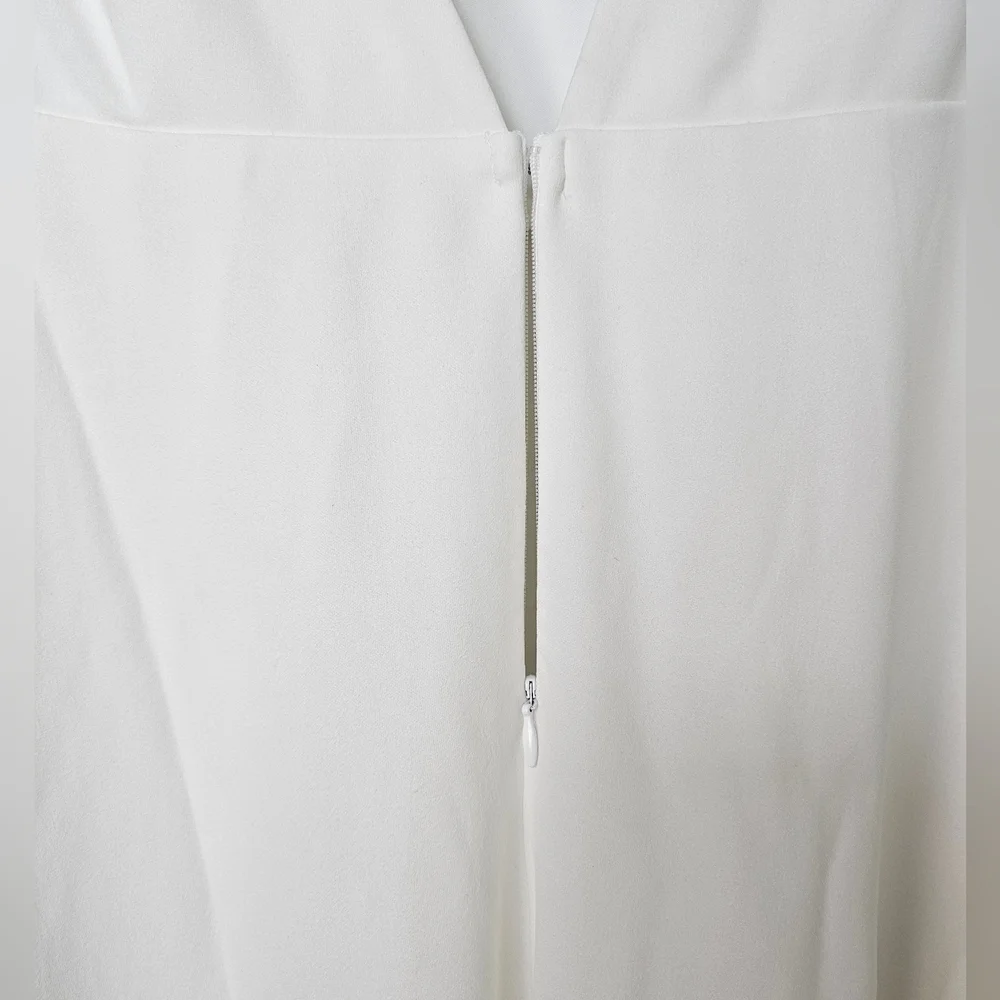 Lulus Radiance Of Love White Cap Sleeve Backless A-Line Cascading Wedding Dress